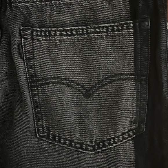 Levi's “Baggy Dad” Black and Gray Loose Fitting Barrel Relaxed Jeans - NWT - Picture 13 of 15